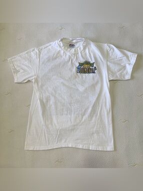 Vtg 2000 Hanes Beefy DuMont Dunes Presidents Day Graphic Tee 100% Cotton M Y2K